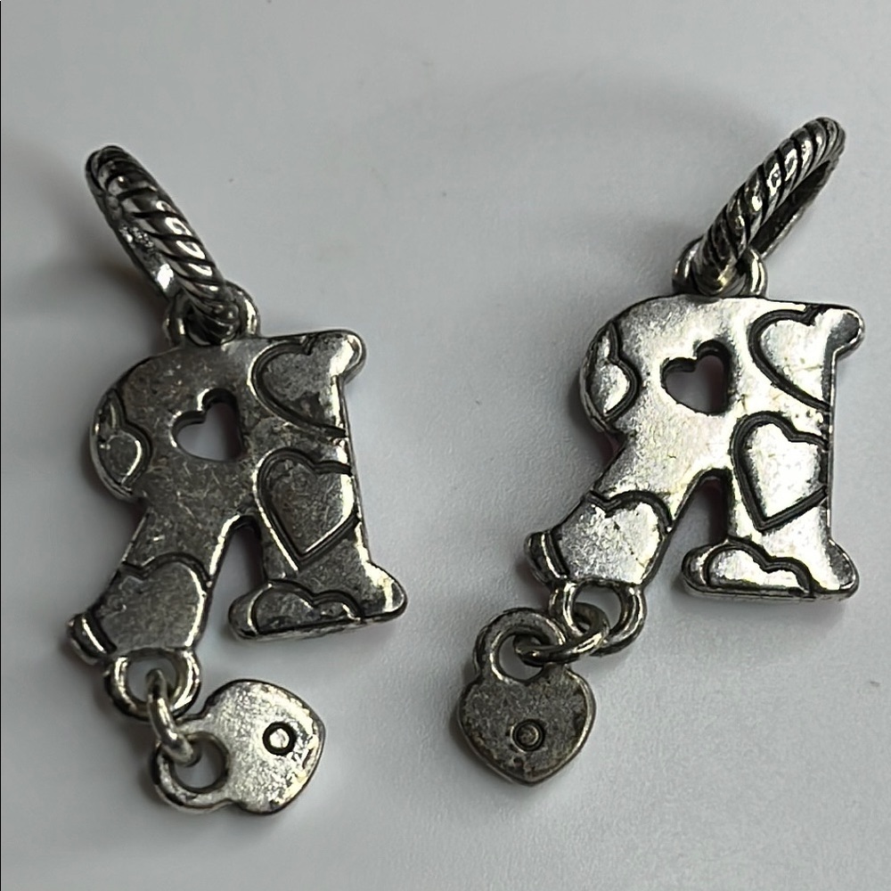 BRIGHTON Enamel Alphabet Charms 'R' - Picture 6 of 6